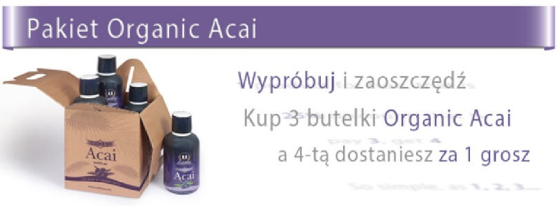 pakiet organic Acai
